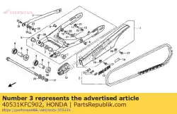 Qui puoi ordinare giunto, catena di trasmissione (rk ex da Honda , con numero parte 40531KFC902: