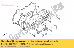Honda 11395KRP981, Gasket, l. cover, OEM: Honda 11395KRP981