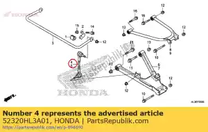 honda 52320HL3A01 enlace comp., r. rr. estabilizador - Lado inferior