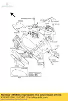 K390851066, Suzuki, pad-tank, brandstof t suzuki vz marauder m1600 vz1600 1600 , Nieuw