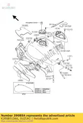 Qui puoi ordinare serbatoio serbatoio, carburante t da Suzuki , con numero parte K390851066: