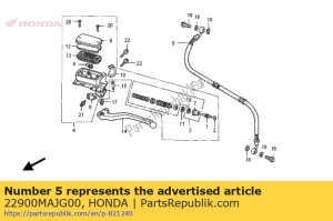 honda 22900MAJG00 linha de acoplamento - Lado direito