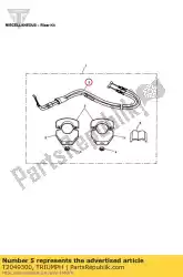 Here you can order the cable, throttle, twin from Triumph, with part number T2049300: