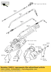 Ici, vous pouvez commander le embrayage à câble kle650a7f auprès de Kawasaki , avec le numéro de pièce 540110082: