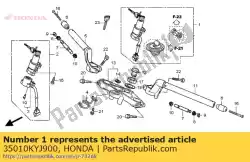 Ici, vous pouvez commander le jeu de clés auprès de Honda , avec le numéro de pièce 35010KYJ900: