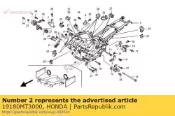 Ici, vous pouvez commander le garde, l. Rr. Chaleur auprès de Honda , avec le numéro de pièce 19180MT3000: