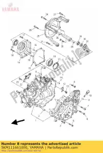 yamaha 5KM111661000 tuyau, reniflard 1 - La partie au fond