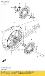 Aqui você pode pedir o espaçador, cubo fr b em Suzuki , com o número da peça 5473135F10: