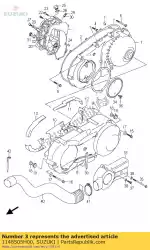 Here you can order the cushion,belt co from Suzuki, with part number 1148505H00: