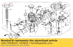 Here you can order the link set from Honda, with part number 16017KEN620: