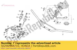Aquí puede pedir guía, cable de embrague de Honda , con el número de pieza 50296MAN710: