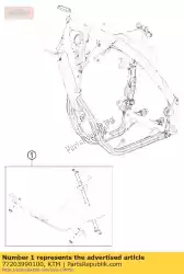 skid plate alu cpl. Van KTM, met onderdeel nummer 77203990100, bestel je hier online: