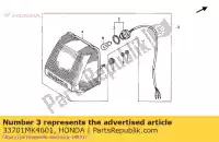 33701MK4601, Honda, geen beschrijving beschikbaar op dit moment honda xbr 500 1985 1986 1987 1988, Nieuw