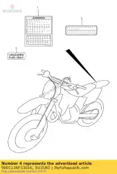 Here you can order the manual,owner from Suzuki, with part number 9901136F5301K: