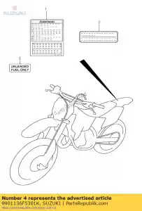 suzuki 9901136F5301K manual,owner - Bottom side