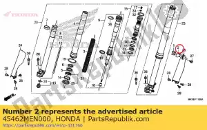 Honda 45462MEN000 clamper b, fr. brake hose - Bottom side