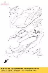 lichaamszadelslot 2 van Yamaha, met onderdeel nummer 1B9F478T0000, bestel je hier online: