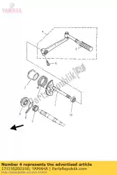 Qui puoi ordinare kick manovella assy da Yamaha , con numero parte 17J156200100: