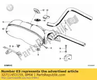 32711453159, BMW, supporto di serraggio, superiore bmw  650 750 1000 1978 1979 1980 1981 1982 1983 1984 1985 1986 1987 1988 1989 1990 1991 1992 1993 1994 1995 1996, Nuovo