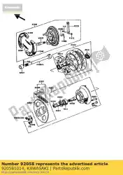 Aquí puede pedir cadena articulada ke100-b1 de Kawasaki , con el número de pieza 920581014: