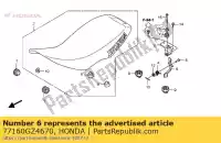 77160GZ4670, Honda, apertura, sedia honda trx ex  trx300ex sportrax 300 , Nuovo