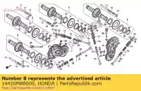 14420MR8000, Honda, gear train comp., honda rvf  r vfr riii rii vfr400r3 rvf400r 400 , New