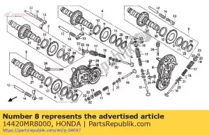 Honda 14420MR8000 gear train comp., - Bottom side
