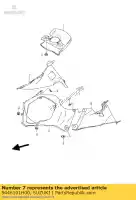 9446101H00, Suzuki, motorkap, onder i suzuki gsx r600 r750 600 750 , Nieuw