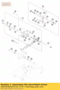 ktm 6900408004433S swing arm deflection cpl.8 09 - Onderkant