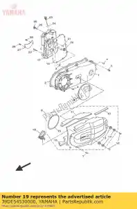 yamaha 39DE54530000 guarnizione - Il fondo