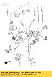 Here you can order the harness,wiring from Suzuki, with part number 3662008F10: