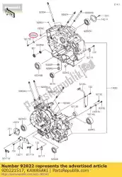 Ici, vous pouvez commander le rondelle, 6x19,5x2 auprès de Kawasaki , avec le numéro de pièce 920221517: