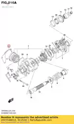 Here you can order the shim set,sec dr from Suzuki, with part number 2493548810: