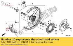 Aquí puede pedir neumático, fr. (dunlop) ( de Honda , con el número de pieza 44711KRNA91: