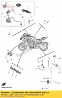 1XC8211300, Yamaha, parafuso yamaha mxt850 mxt850d 850 , Novo