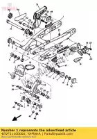 4GVF21100000, Yamaha, brazo trasero comp. yamaha tt tts 600, Nuevo