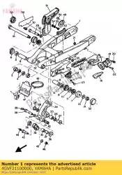 Here you can order the rear arm comp. From Yamaha, with part number 4GVF21100000: