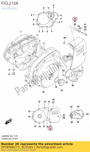 Suzuki 0918006277 podk?adka dystansowa 6,5x9x31,5cm - Dół