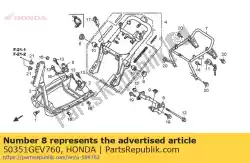 Aqui você pode pedir o link, gancho do motor em Honda , com o número da peça 50351GEV760: