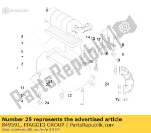 Piaggio Group 849591 dep sleeve/throttle body fuel - Bottom side