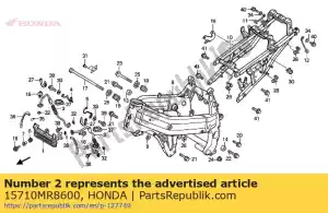 Honda 15710MR8600 pipe comp., r. oil - Il fondo