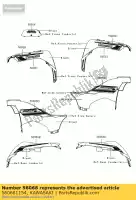 560681154, Kawasaki, patroon, fr fender, lh kawasaki kvf750 4x4 750 , Nieuw