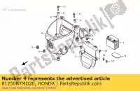 81250KTMD20, Honda, geen beschrijving beschikbaar op dit moment honda anf 125 2007 2008 2009 2010 2011 2012, Nieuw