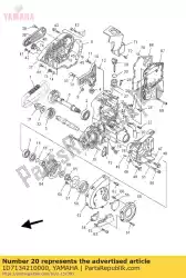 Here you can order the strainer 2 from Yamaha, with part number 1D7134210000: