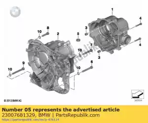 bmw 23007681329 aimant annulaire - 10x25x5 - La partie au fond