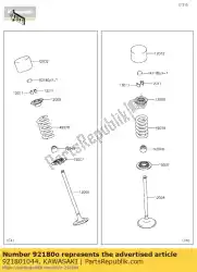 Here you can order the shim,t=3. 25 zx600-d1 from Kawasaki, with part number 921801044: