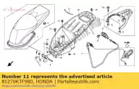 81270KTF980, Honda, banda, manual do proprietário honda sh i  d sh125 sh125d sh150 sh150d sh125r sh150r sh125s sh150s 150 125 , Novo