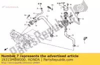 19315MBW000, Honda, couvercle, thermostat honda cbr 600 1999 2000 2001 2002 2003 2004 2005 2006 2007, Nouveau