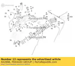 Qui puoi ordinare pompa di benzina da Piaggio Group , con numero parte 642888: