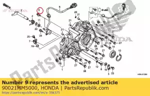 honda 90021MM5000 boltwasher, 6x12 - Bottom side